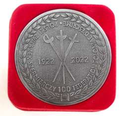 Medal 100-lecie Polskiego Związku Szermierczego 1922-2022