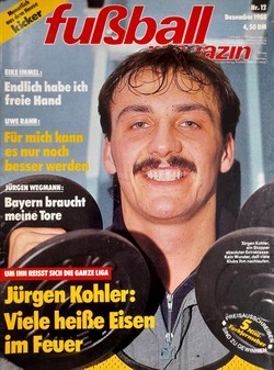 Miesięcznik Fussball magazin nr 12/Grudzień 1988 (kicker)