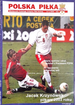 Miesięcznik PZPN Polska Piłka (nr 1, luty 2004)