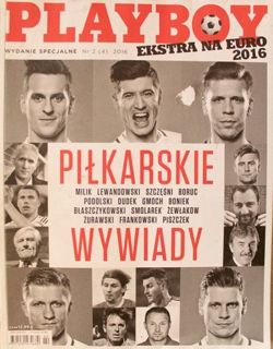 Miesięcznik "Playboy" wydanie specjalne - Ekstra na Euro 2016