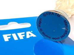 Mini replika 3D Trofeum Piłkarskie Mistrzostwa Świata FIFA, pozłacana (produkt oficjalny) 7 cm