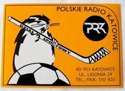 Naklejka Polskie Radio Katowice. Dział Sportowy