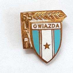 Odznaka 65 lat Gwiazda Bydgoszcz (PRL, emalia)
