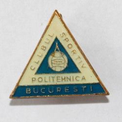 Odznaka CS Politehnica Bukareszt (polewa epoksydowa)