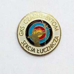 Odznaka GKS Czarni Bytom sekcja łucznicza (PRL, lakier)