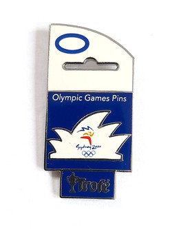 Odznaka Igrzyska Olimpijskie Sydney 2000, firma Trofe (produkt oficjalny, sygnowany)