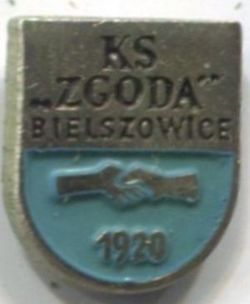 Odznaka KS Zgoda Bielszowice mała (lakier)
