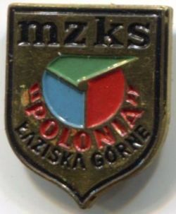 Odznaka MZKS Polonia Łaziska Górne (PRL, lakier)