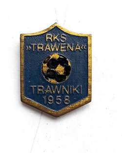 Odznaka RKS Trawena Trawniki (PRL, lakier)