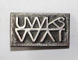 Odznaka UWKS WAT Warszawa (PRL, metal)