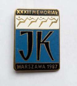 Odznaka XXXIII Memoriał Janusza Kusocińskiego 1987