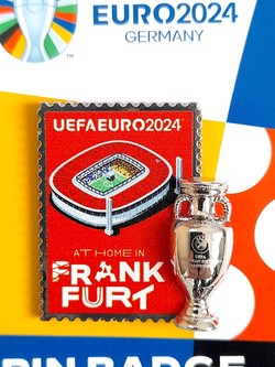 Odznaka miasto-gospodarz Frankfurt UEFA Euro 2024 Niemcy (produkt oficjalny)