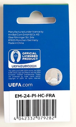 Odznaka miasto-gospodarz Frankfurt UEFA Euro 2024 Niemcy (produkt oficjalny)