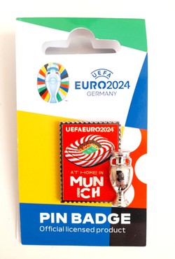 Odznaka miasto-gospodarz Monachium UEFA Euro 2024 Niemcy (produkt oficjalny)