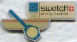 Odznaka oficjalny pomiar czasu SWATCH na Igrzyskach Olimpijskich Ateny 2004 (1)