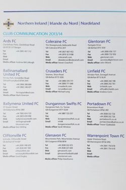 Pierwszoligowe kluby w Europie - lista adresowa 2013/2014
