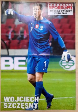 Plakat Wojciech Szczęsny, Arjen Robben - Euro 2012 (dwustronny)