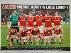 Plakaty Wisła Kraków i Dudu Biton - Polskie kluby w Lidze Europy (Przegląd Sportowy)