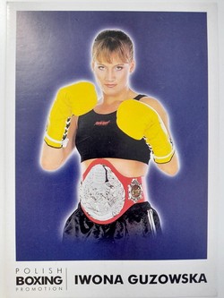 Pocztówka Iwona Guzowska (kickboxing)