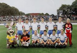 Pocztówka Piłkarska Reprezentacja Wysp Owczych 1990