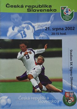 Program Czechy - Słowacja, mecz towarzyski (21.08.2002)