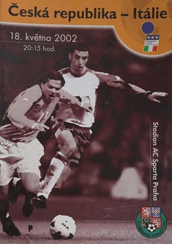 Program, Czechy - Włochy, mecz towarzyski (18.04.2002)