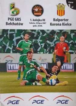 Program GKS Bełchatów - Korona Kielce Orange Ekstraklasa (28.07.2007)