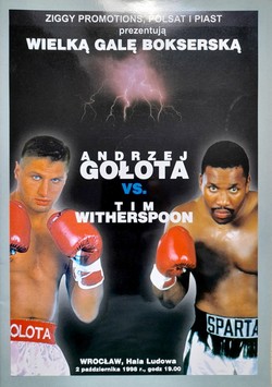 Program Gala Bokserska Andrzej Gołota vs Tim Witherspoon (Wrocław, 2.10.1998)