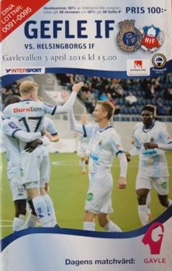 Program Gefle IF - Helsingborgs IF Allsvenskan Szwecja (03.04.2016)