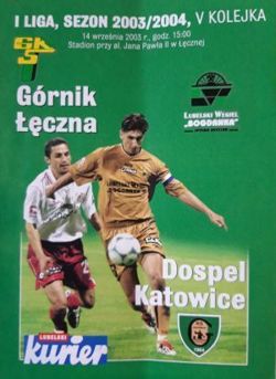 Program Górnik Łęczna - GKS Katowice I liga (14.09.2003)