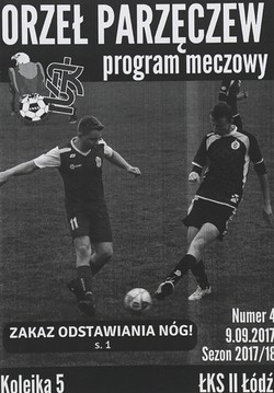 Program, Orzeł Parzęczew - ŁKS II Łódź (09.09.2017) - kopia