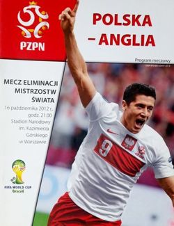 Program Polska - Anglia eliminacje Mistrzostw Świata 2014 (17.10.2012)
