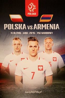 Program Polska - Dania i Polska - Armenia eliminacje MŚ (08 i 11.10.2016)