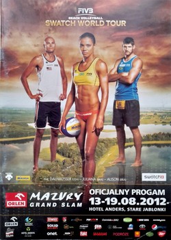 Program Siatkówka Plażowa FIVB 2012 Swatch World Tour, Mazury Grand Slam (13-19.8.2012)