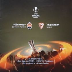 Program Szachtar Donieck – Sevilla FC Liga Europy (28.04.2016)