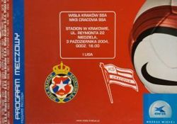 Program Wisła Kraków - Cracovia Idea Ekstraklasa (03.10.2004)