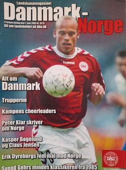 Program mecz Dania - Norwegia eliminacje Mistrzostw Europy (7.6.2003)