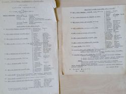 Program zawodów pływackich - Kraków (01-02.05.1928)