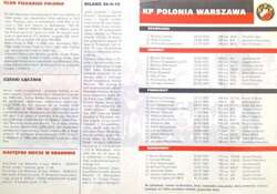 Programy Wisła Kraków - Ekstraklasa, Puchar Polski i Puchar Ligi sezon 2001/2002 (19 sztuk)