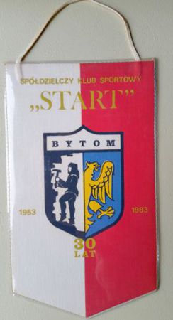 Proporczyk 30 lat SKS Start Bytom (1983)