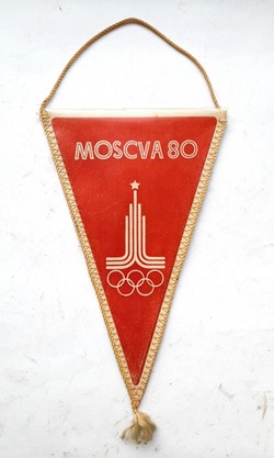 Proporczyk Igrzyska Olimpijskie Moskwa 1980 kolarstwo