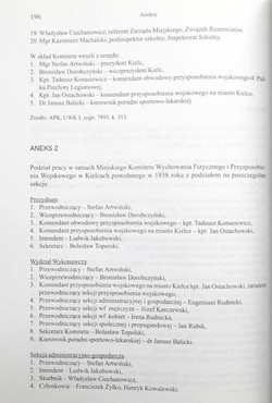 Rola instytucji państwowych, samorządowych i organizacji społecznych w rozwoju wychowania fizycznego i sportu w Kielcach (1918-1939)