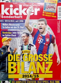 Skarb Kibica Bundesliga - wielki bilans sezonu 2014/2015 (magazyn Kicker)