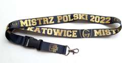 Smycz GKS Katowice Mistrz Polski 2022 w hokeju na lodzie (produkt oficjalny)
