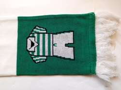 Szalik Celtic Glasgow paski i emblematy