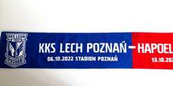 Szalik mecze Lech Poznań Hapoel Beer-Sheva Liga Konferencji Europy 2022/2023 (produkt oficjalny)