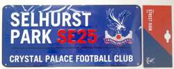 Tabliczka adresowa Crystal Palace FC - Selhurst Park (produkt oficjalny)