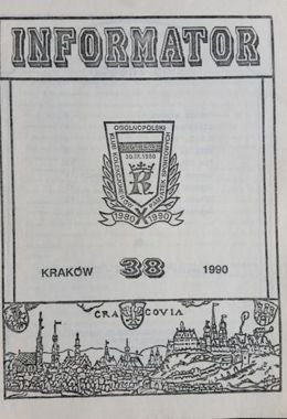 Informator Ogólnopolskiego Klubu Kolekcjonerów Pamiątek Sportowych - nr 38 (1990)