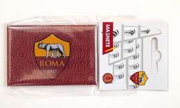 Magnes AS Roma herb, prostokątny (produkt oficjalny)