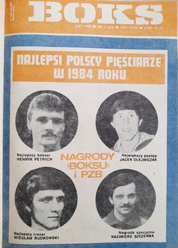 Miesięcznik Boks - Rocznik 1985 (oprawiony)